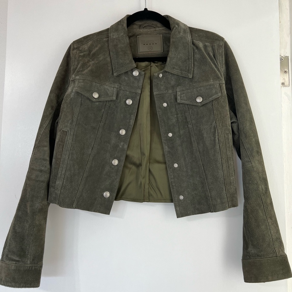 Suede Crop Jacket